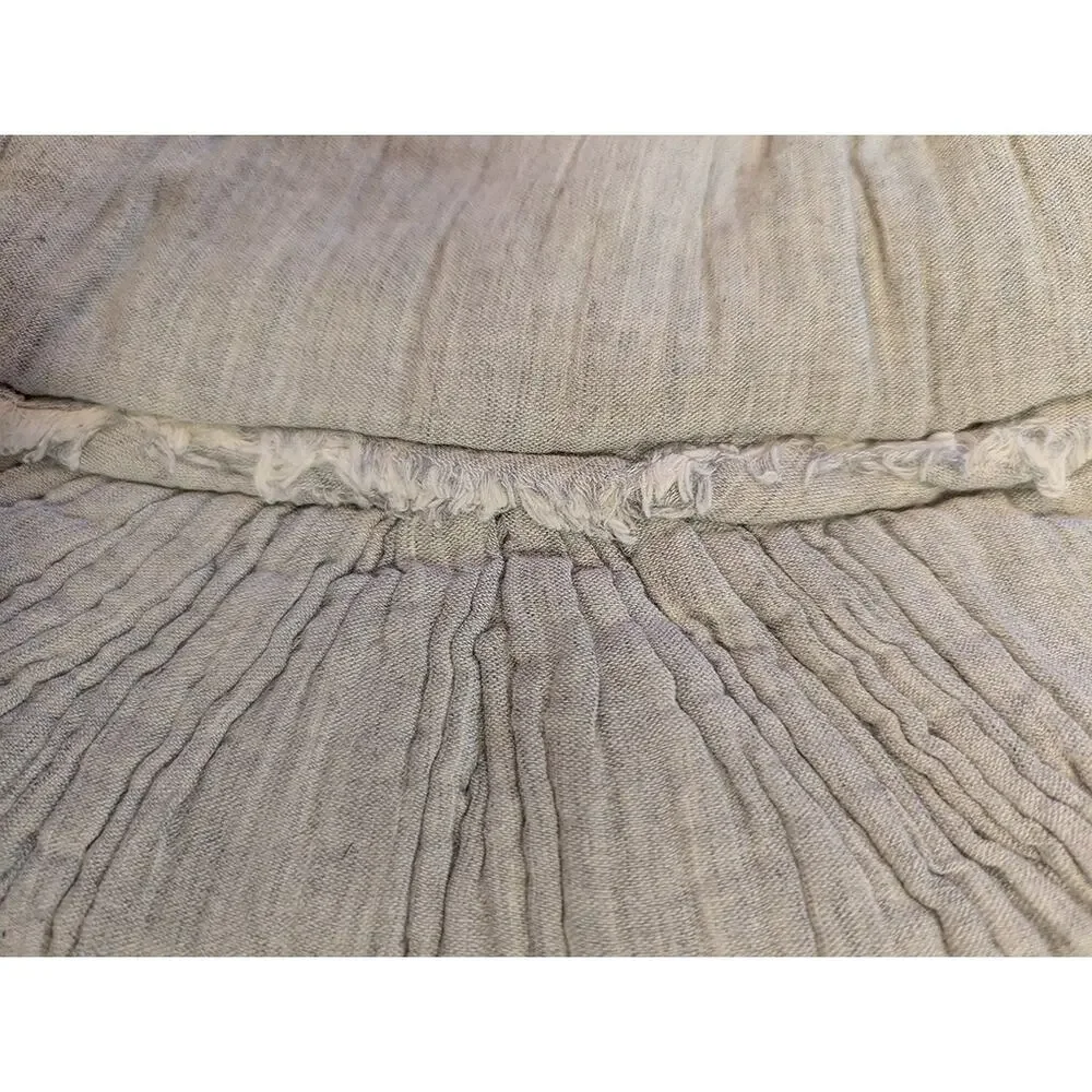 Anthropologie Ruched Wave Pillow Sham - New